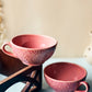 Blush Bloom: Pink-Colored Soup Bowls (Set of 2)