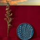 Cerulean Harvest: Blue Wheat Coaster Set (Set of 2)