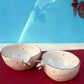 Pure Elegance: Set of White Pomegranate-Shaped Bowls, A Fusion of Sophistication and Unique Design