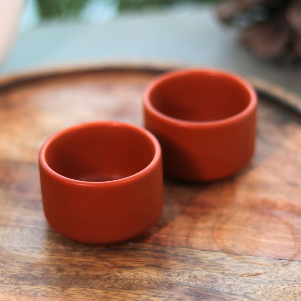 Handcrafted Terracotta Dip Bowl Set of 2