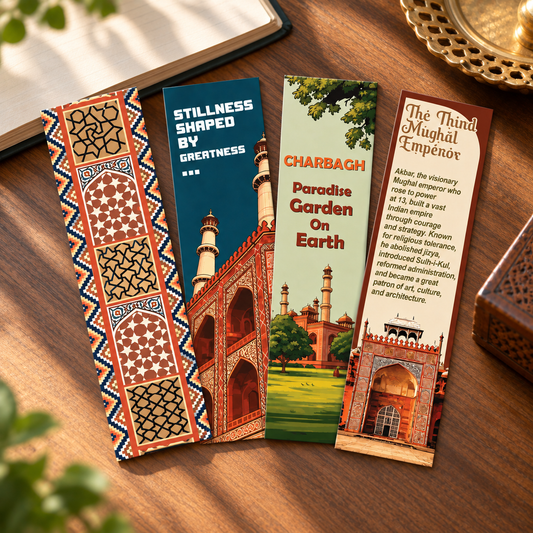 Akbar's Tomb Sikandra Agra Heritage Bookmark Set