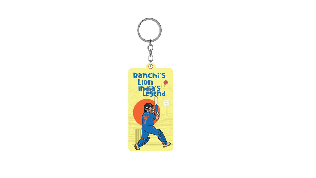 Ranchi's Lion India's Legend Keychain