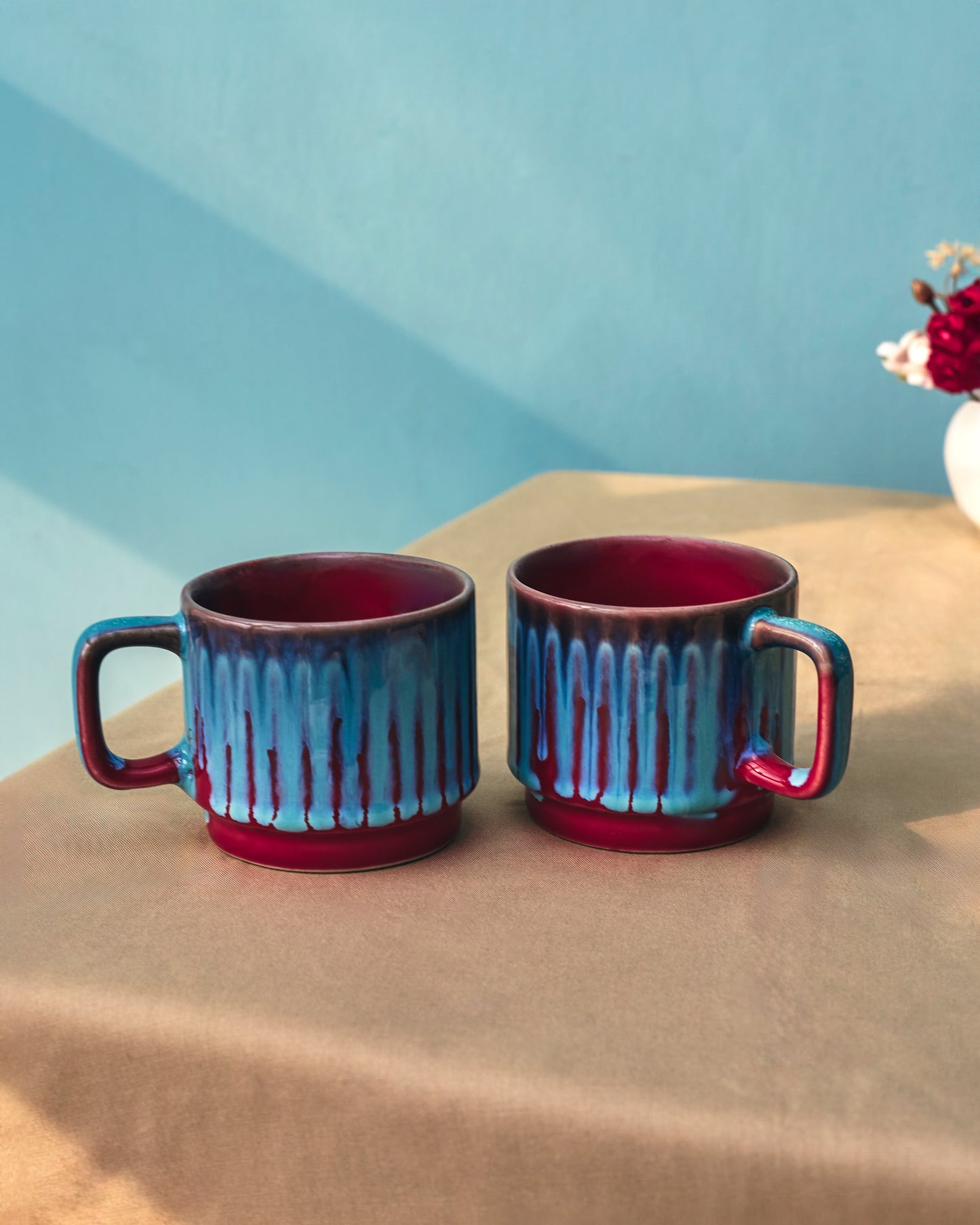 'Have You Ever Try Coffee In Ceramic Mug?' (Set of Two)