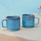 'Din Bnana Hai To Chai Pijiye' Ceramic Tea Mug (Set of Two)