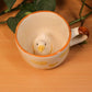 Handcrafted Ceramic Duck Coffee Cup Set of 2