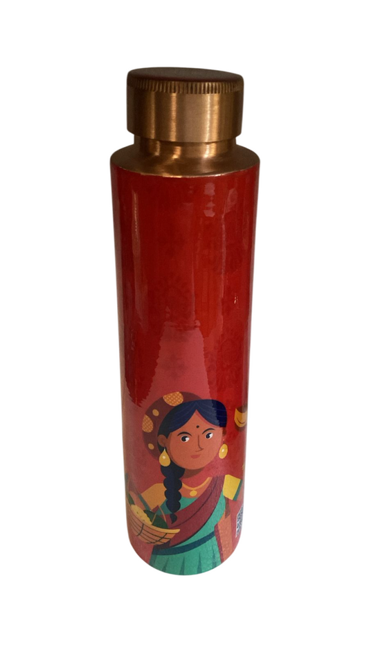 Eco-Friendly Copper Bottle – 1 Liter