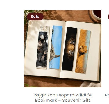 Nandavan Jungle Safari Bookmark – Wildlife Souvenir