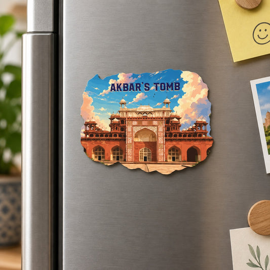 Akbar's Tomb Agra Heritage Souvenir Fridge Magnet