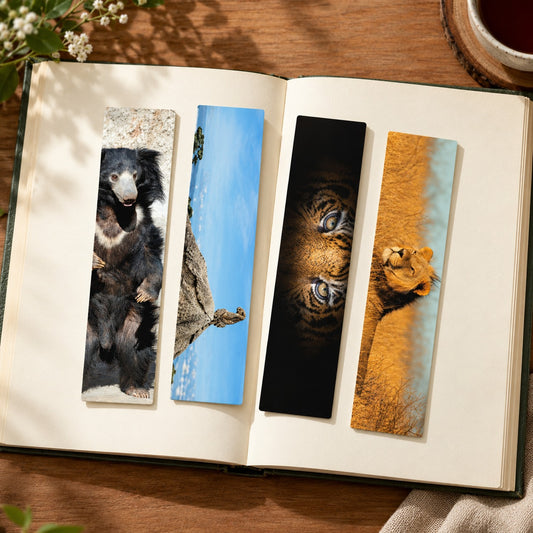 Rajgir Zoo Leopard Wildlife Bookmark – Souvenir Gift