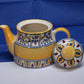 Handcrafted Ceramic Tea Set - Colorful Floral Design