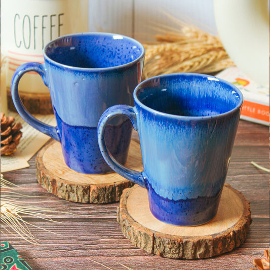 'What's Blue Without You?' Ceramic Coffee Mug (Set of Two)