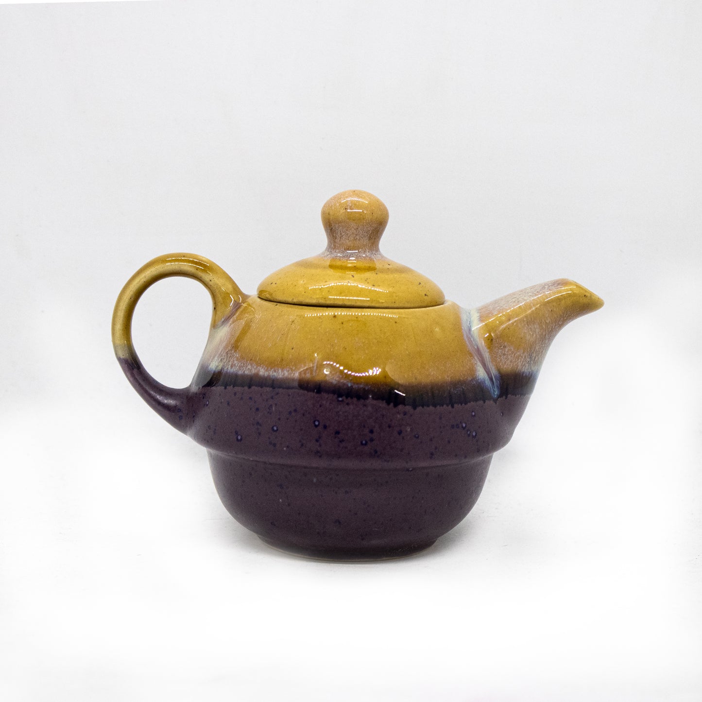Violet Hue One Cup Handmade Ceramic Kettle