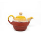 'Red Is Fierce And Kadak, Just Like Your Chai!' Handmade Ceramic Kettle