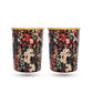 'There You Have Japan' Printed Copper Glass (Set of Two)