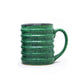 'Pop with Greens' Ceramic Coffee Mug (Set of Two)