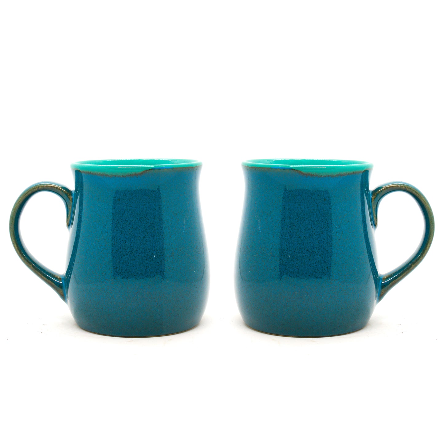 'Curves Are In Vogue' Ceramic Coffee Mug (Set of Two)