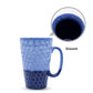 Blue Mix Diamond Big Ceramic Coffee Mug