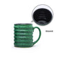 'Pop with Greens' Ceramic Coffee Mug (Set of Two)