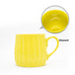 Yellow Stripe- 'Haldi Ke Liye Ekdum Mast!' Ceramic Coffee Mug (Set of Two)
