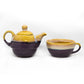 Violet Hue One Cup Handmade Ceramic Kettle