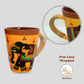 'Please Do Not Phaint' Hand Painted Terracotta Coffee Mug