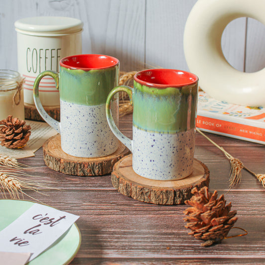 Christmas Ceramic Coffee Mug (Set of Two)