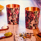 'There You Have Japan' Printed Copper Glass (Set of Two)