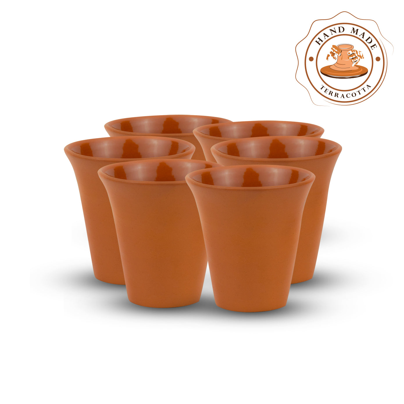 'Old is Gold' Terracotta Kulhad (Set of Six)