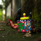 'Shoshurbari Onek Barabari' Terracotta Kettle