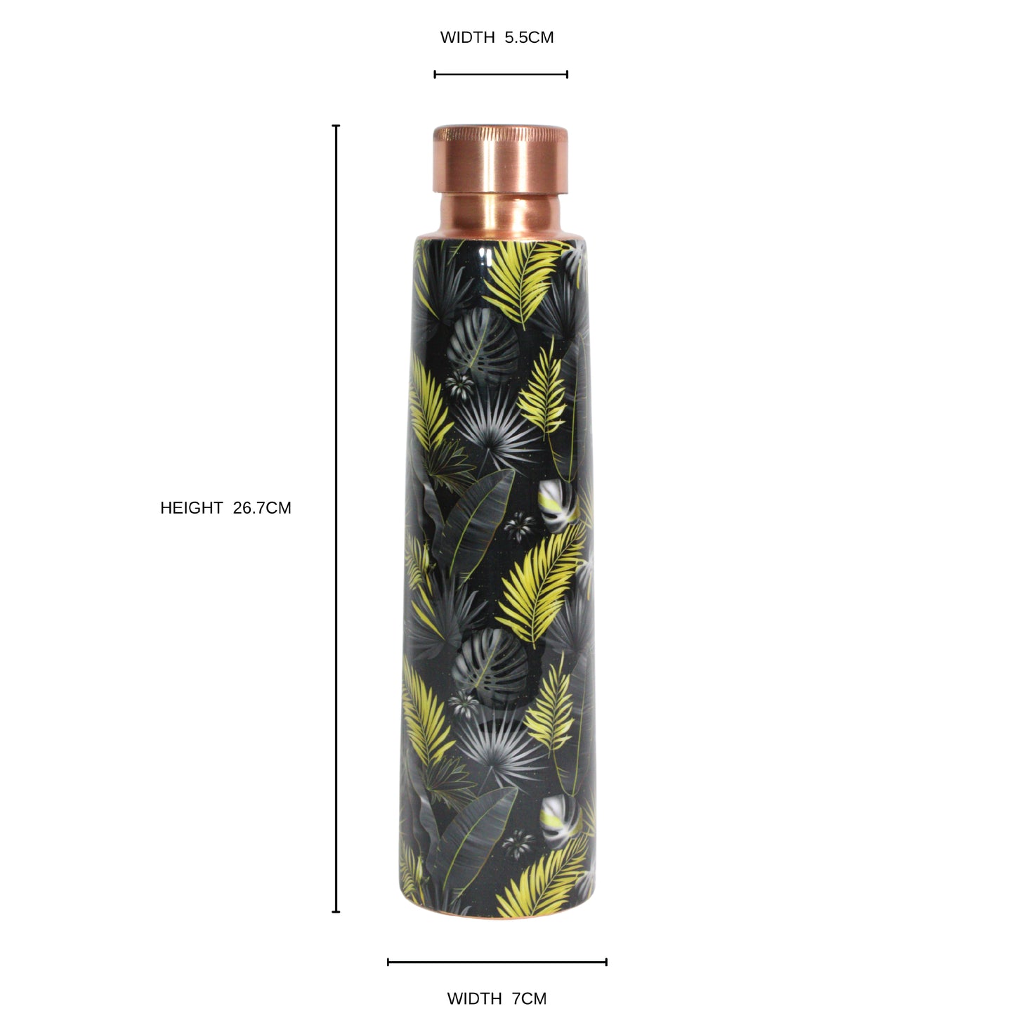 'The Sacred Wild' Printed Copper Bottle