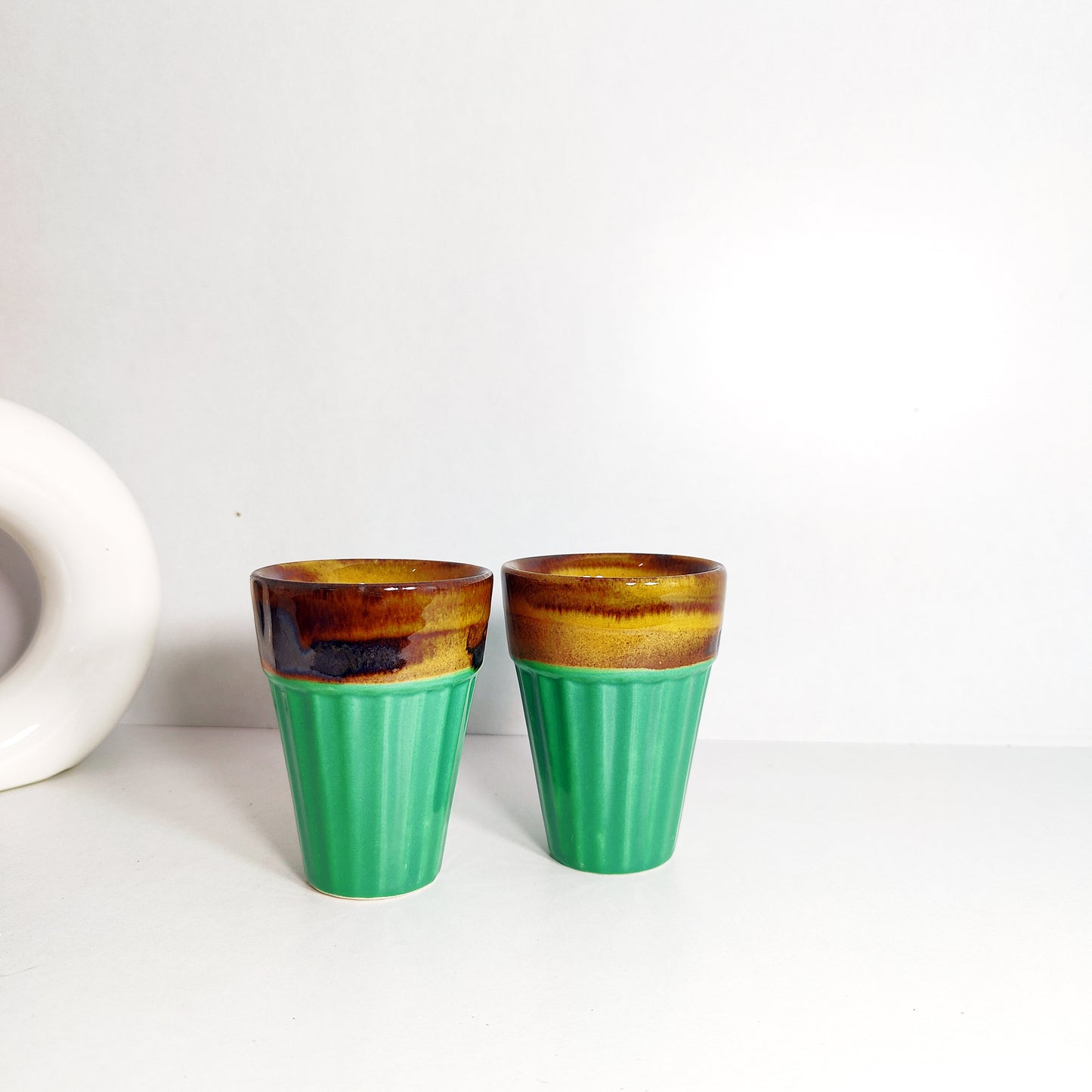 'Chai Ke Bina Reh Paoge'? Ceramic Chai Glass (Set of Two)