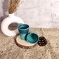 Handicraft Traditional Ceramic Cutting Chai Glass (Set of Two)