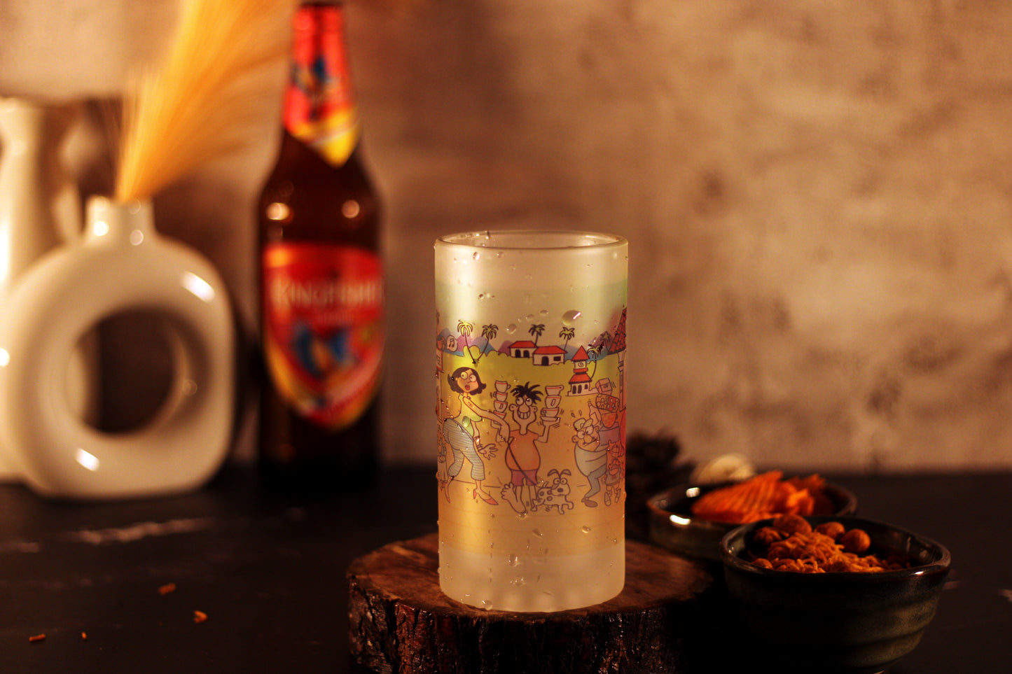 “From Man's Sweat and God's Love, Beer Came Into The World” Cool Beer Glass Mug