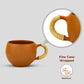 'Mitti Ki Swaad Chai Ke Saath' Terracotta Kulhad (Set of Six)